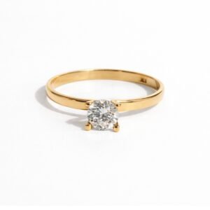Anillo de compromiso oro de 18k - BBVA10