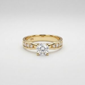 Anillo de compromiso de oro 18k - BBVA10
