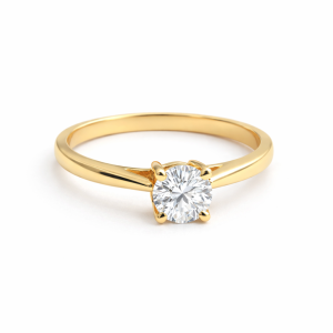 Anillo de compromiso de oro de 18k - BBVA10